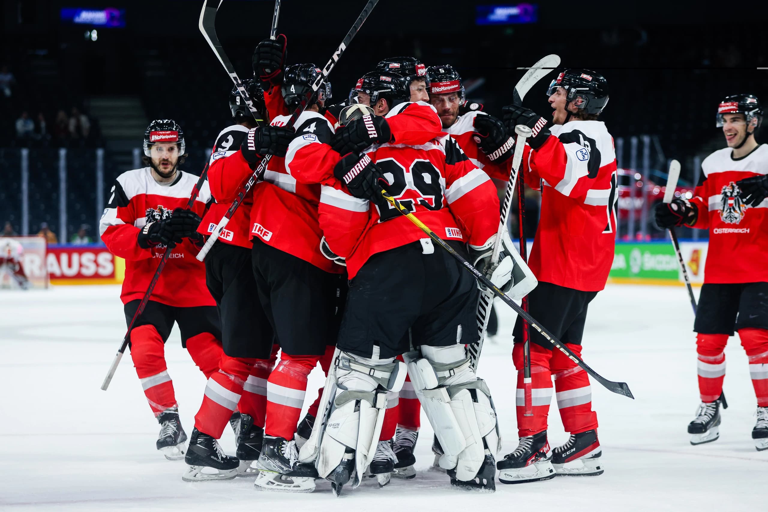 Mit guten Erinnerungen reist Österreich im Mai zur WM 2023 nach Tampere - Copyright: GEPA pictures/Daniel Götzhaber