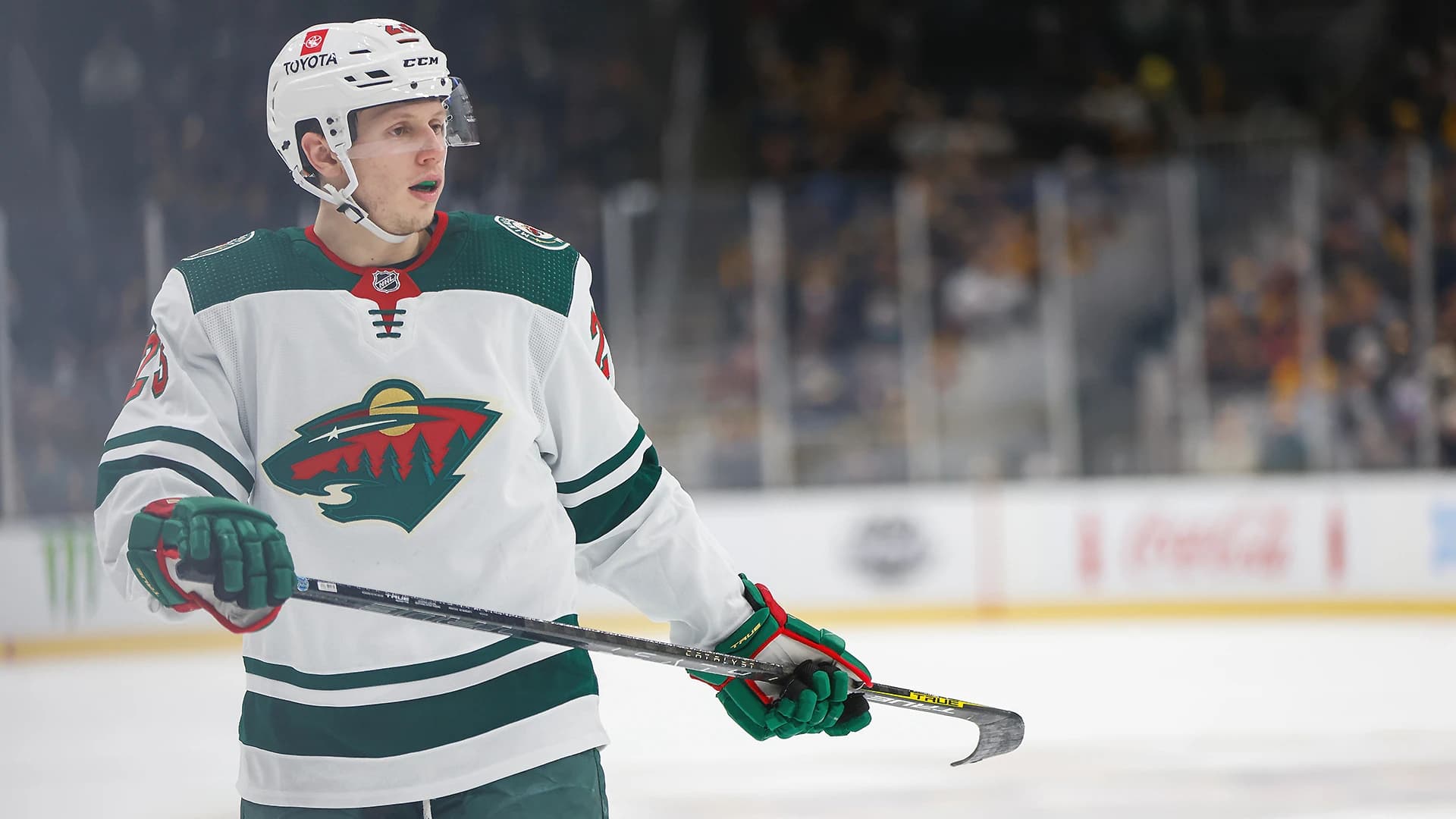 Marco Rossi zeigt bei Minnesota Wild in der Preseason weiter groß auf - Copyright: GEPA pictures/Greg M. Cooper