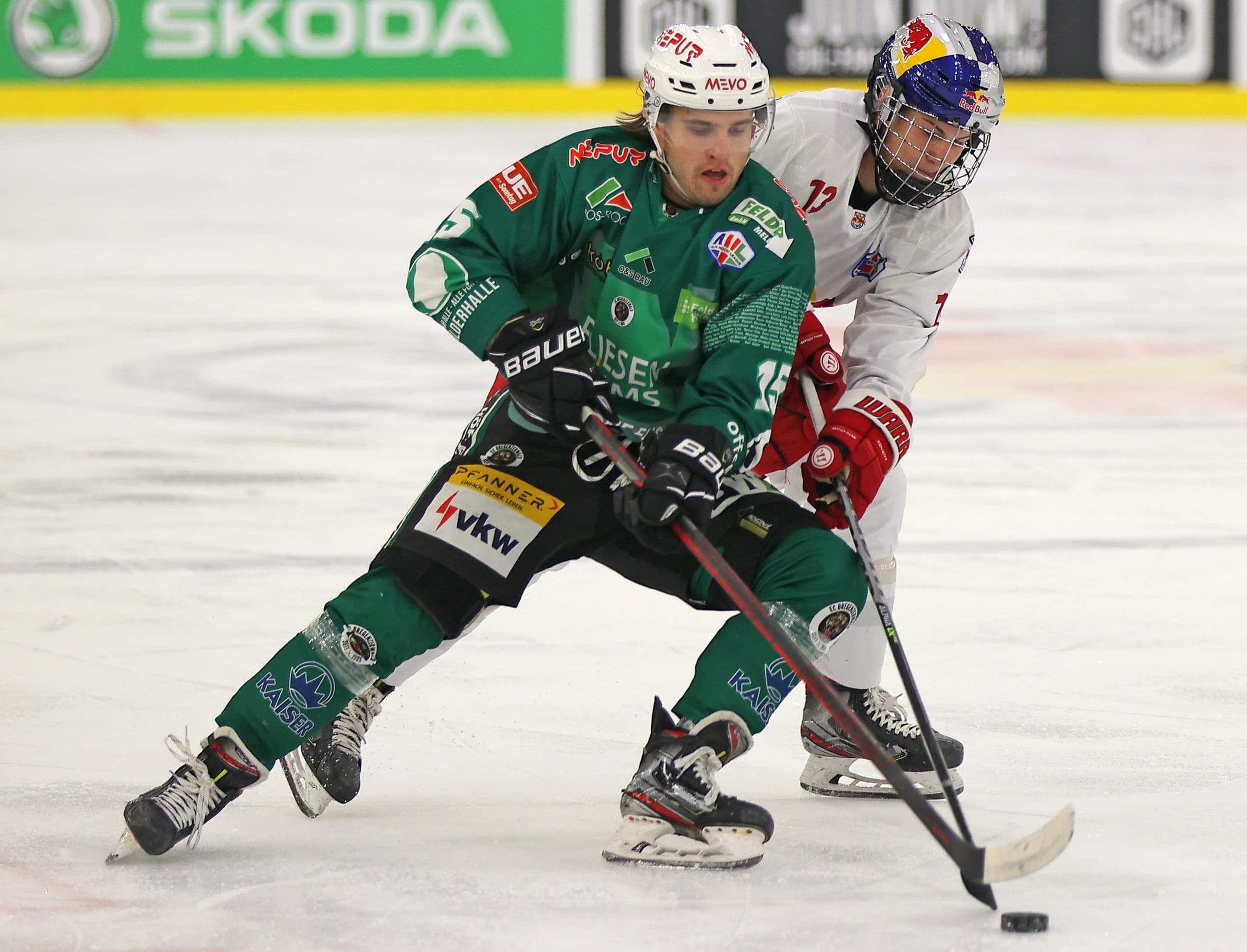 Fabian Ranftl kämpft mit dem EC Bregenzerwald um die Titelverteidigung - Copyright: GEPA pictures/Thomas Bachun