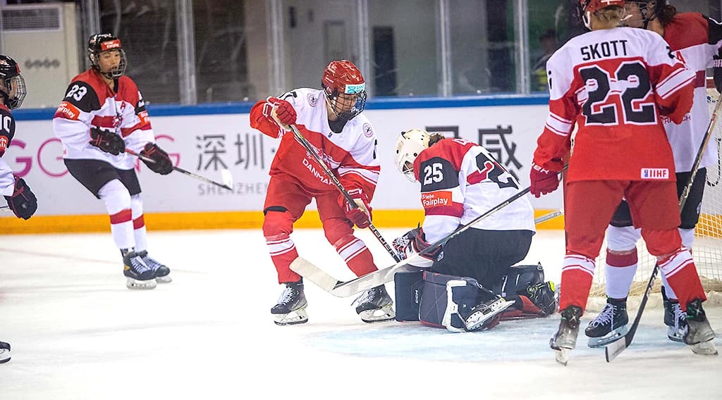 Selma Luggin schaffte ihr zweites Shutout im zweiten WM-Spiel - Copyright: Wolfgang Handler