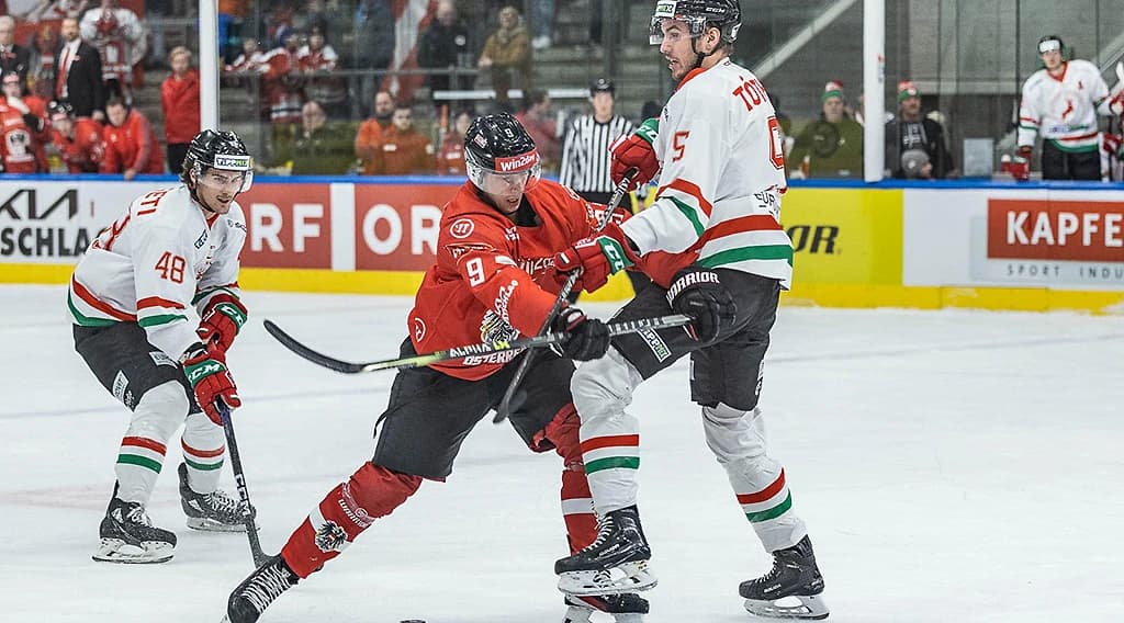 Kein Neuland: Lucas Thaler feierte im Vorjahr im Dezember Break gegen Ungarn mit dem Nationalteam einen Sieg, musste sich aber auch einmal geschlagen geben - Copyright: Helmut Huppmann