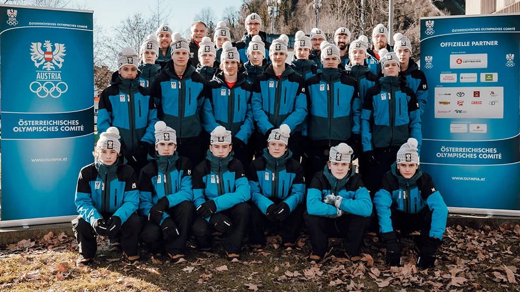 20250129 Einkleidung U17 EYOF_c_ÖOC-GEPA-Patrick Steiner