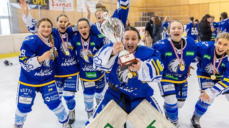 Villach Lady Hawks DEBL-Meister 2025 - Copyright: Wolfgang Handler