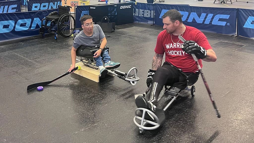 Para ice hockey at Integra in Wels