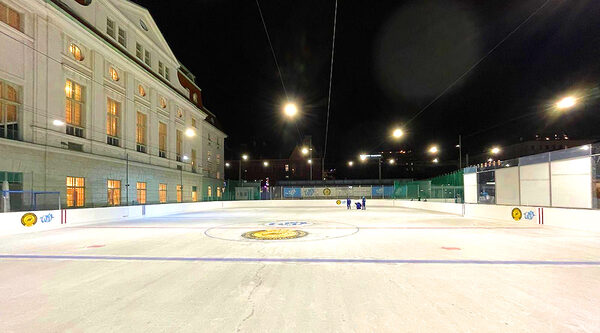 Der Countdown zur WEV-Heimpremiere läuft auf Hochtouren - Copyright: Wiener Eislauf-Verein